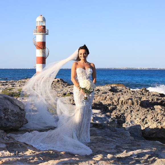 BERTA BRIDAL 19-110 Athens Collection STUNNING gown wedding dress! - Picture 3 of 17